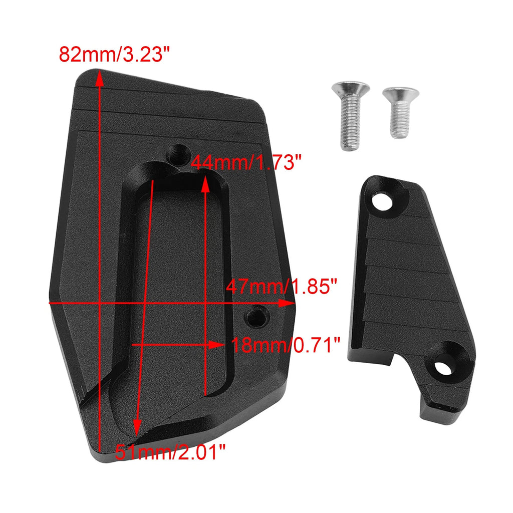 Extension Brake Foot Pedal Enlarger Pad for BMW K1600B K1600GA (2018–2025)