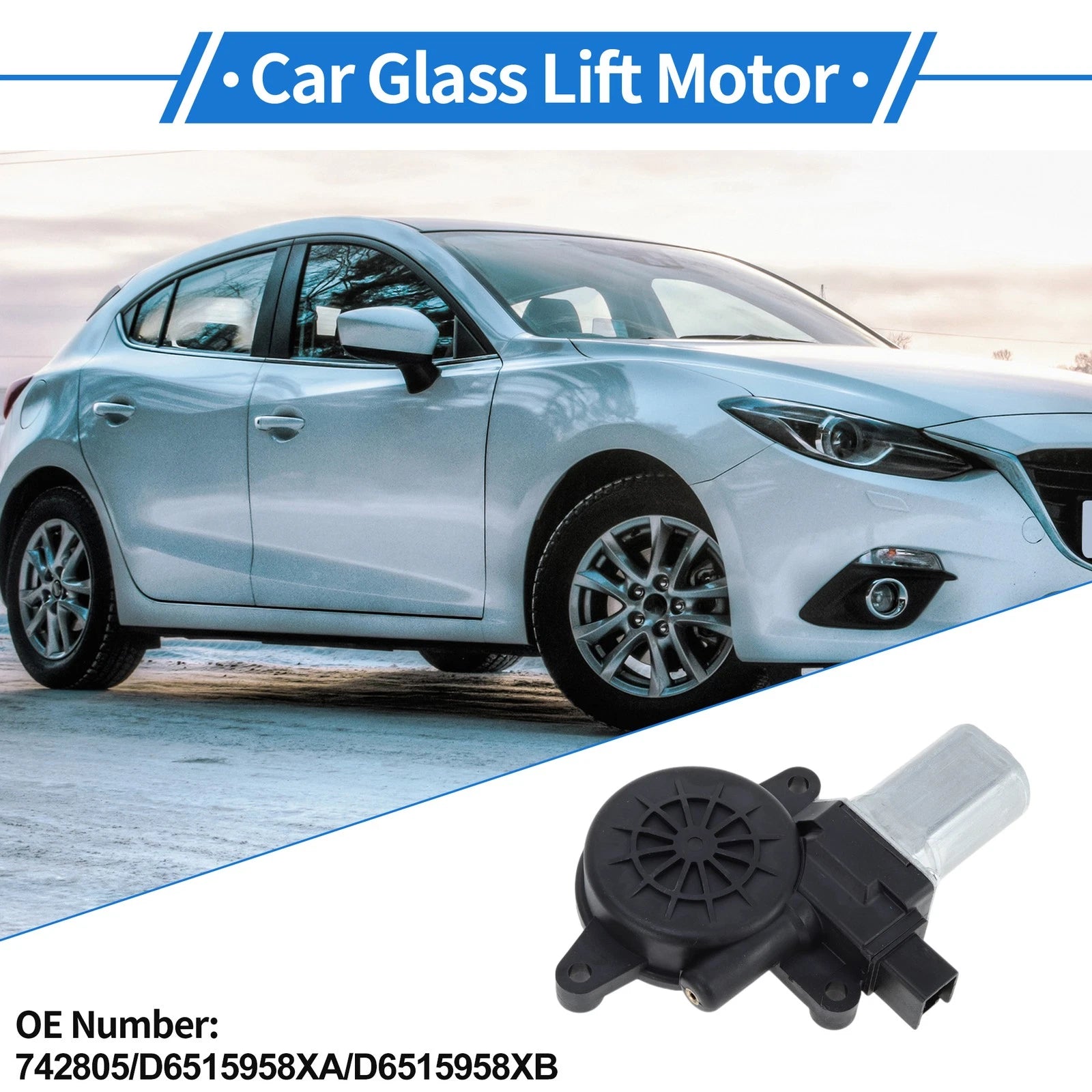 Power Window Regulator Lift Motor Replacement for Mazda 2 (2011–2014)