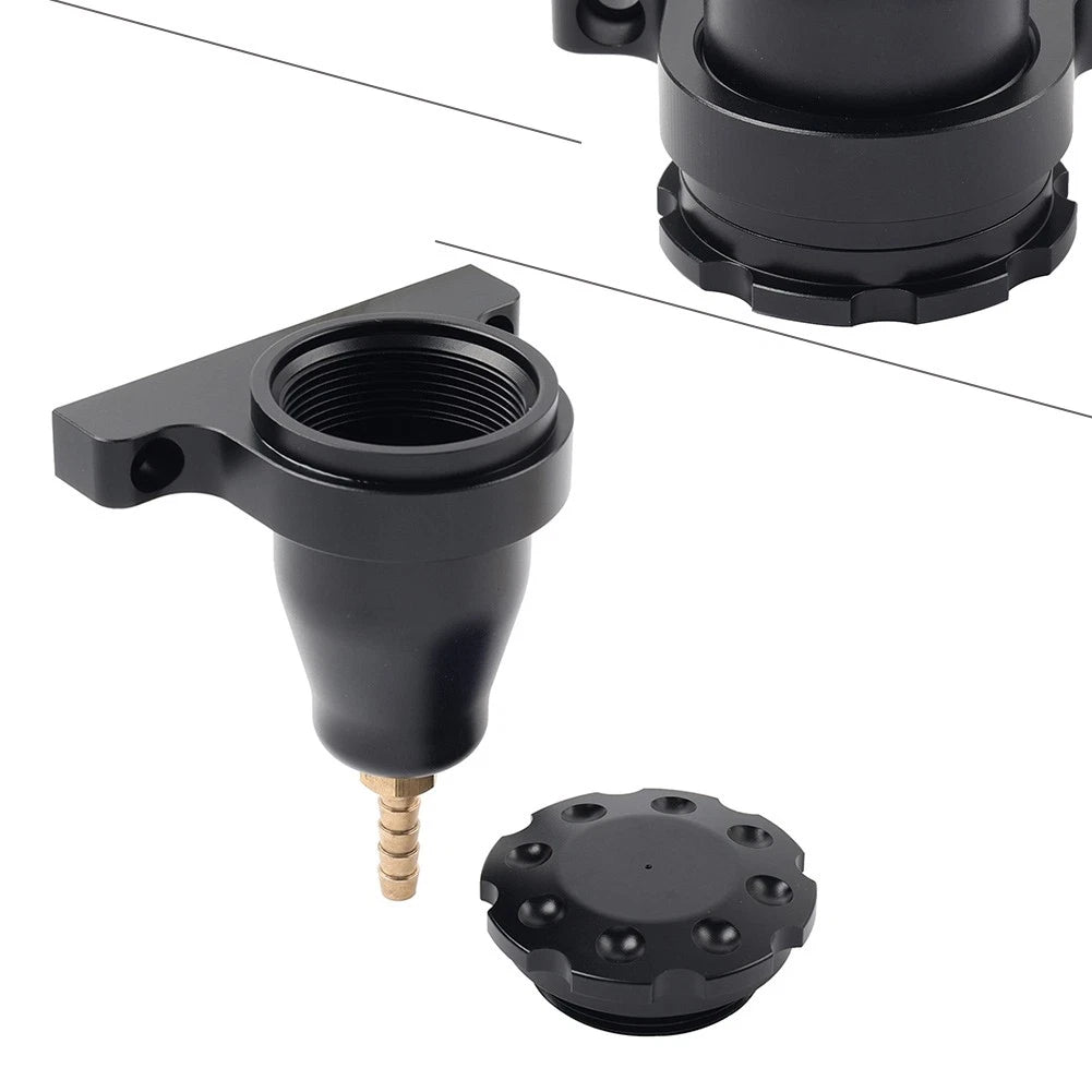 Billet Hydraulic Clutch Reservoir for Universal Application (Black)