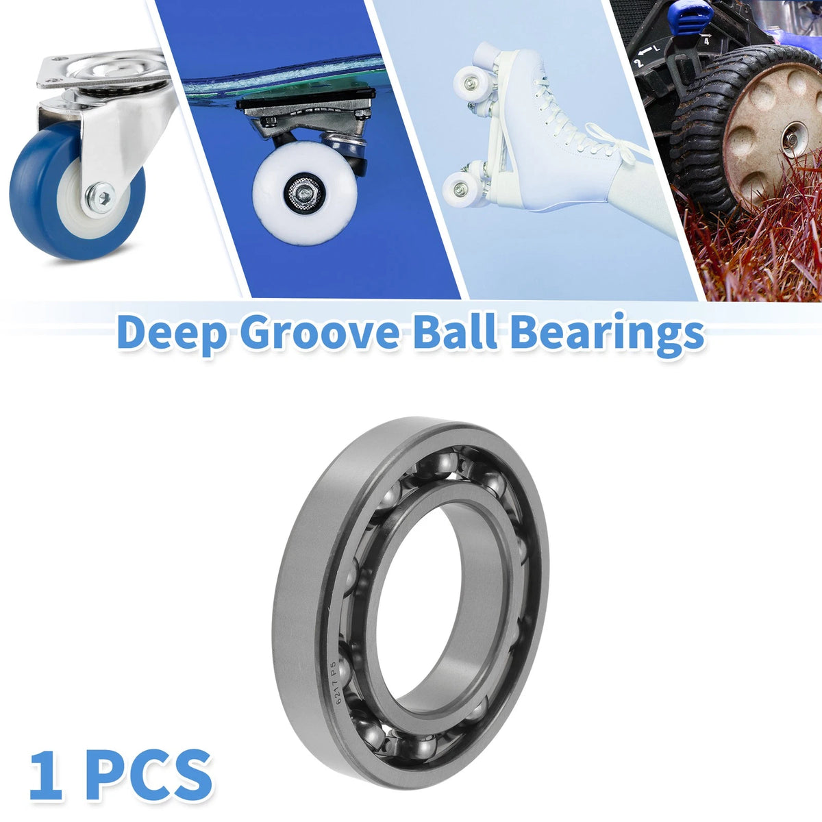 Deep Groove Ball Bearings 6217 for Scooter Skateboard Wheel (85x150x28mm)