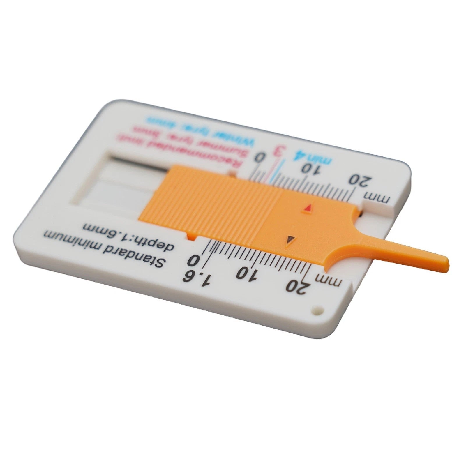 Tire Tread Depth Gauge for Universal Use (0-20mm)