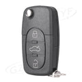 3X Key Fob Case Shell Blade HAA for Audi A2 A3 A4 A6 A8 TT (2000–2019)