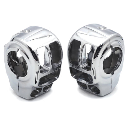 Chrome Switch Housing Cover Kit for Harley CVO Road King/CVO Limited (2014–Present)