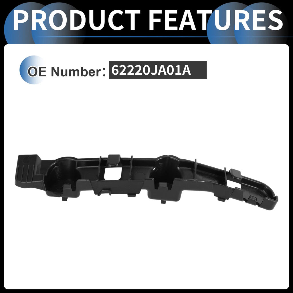 1 Pc Right Front Bumper Retainer Bracket No. 62220JA01A for Nissan Altima (2007–2012)