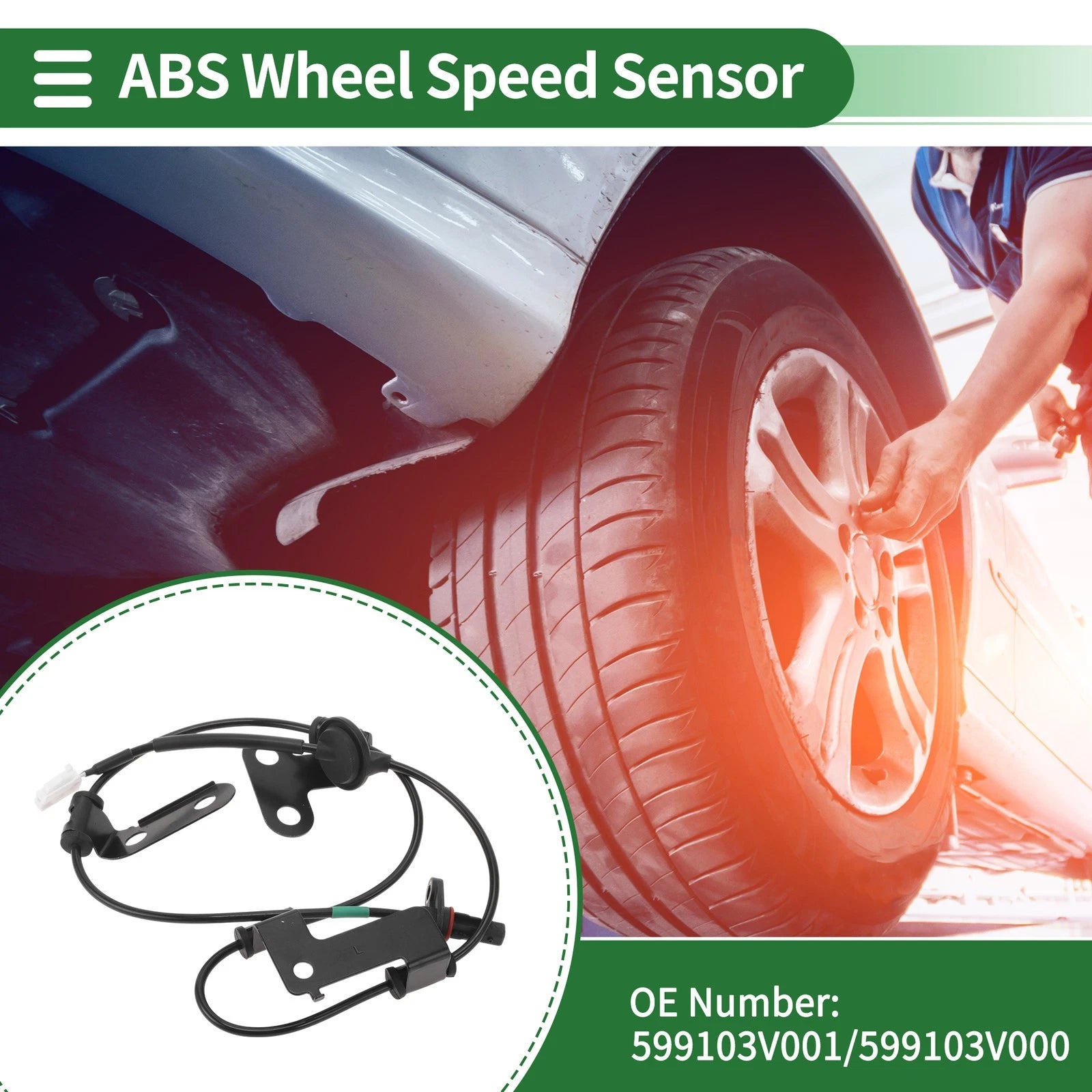 ABS Wheel Speed Sensor Front for Hyundai Azera 2012–2017