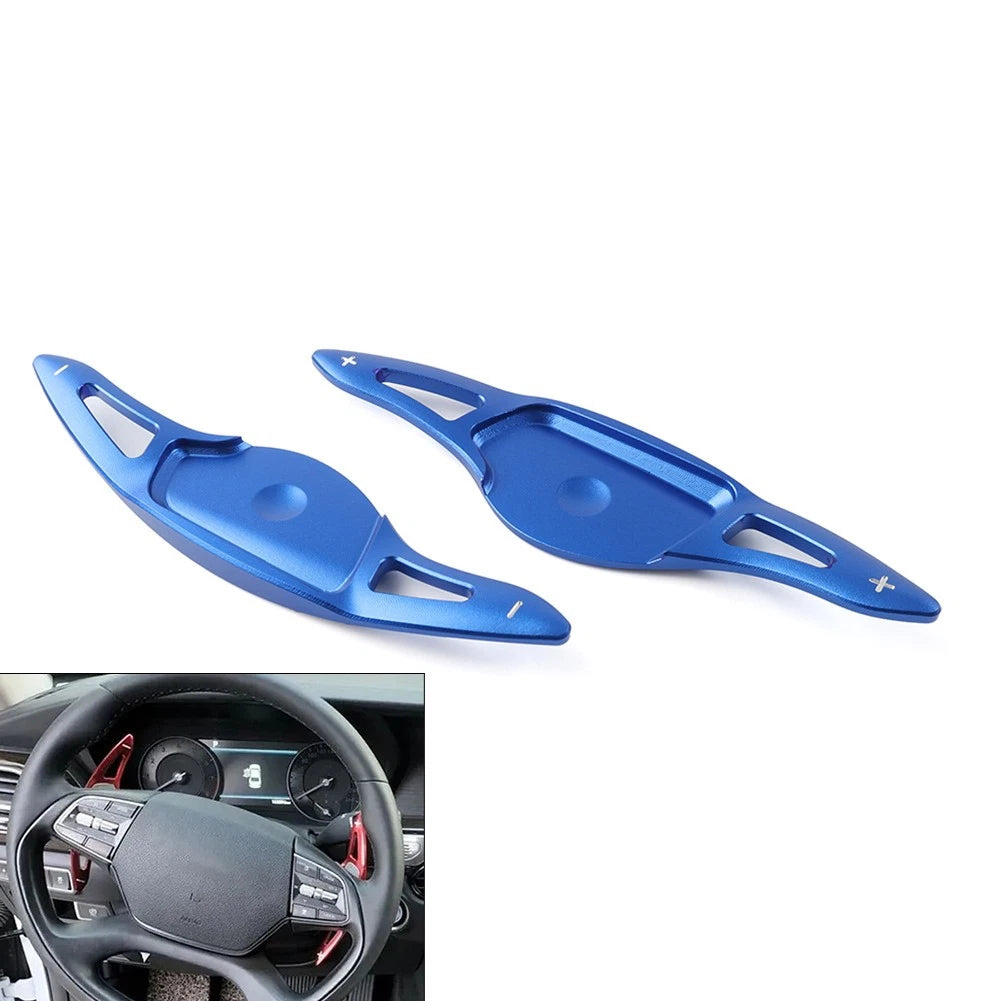 Steering Wheel Paddle Shifter Extend Blue for Hyundai Genesis G90 (2016–2022)