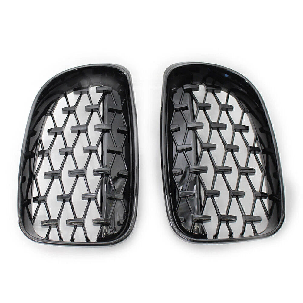 Gloss Black Front Grille for BMW 1 Series (E81 E82 E87 E88) (2008–2011)
