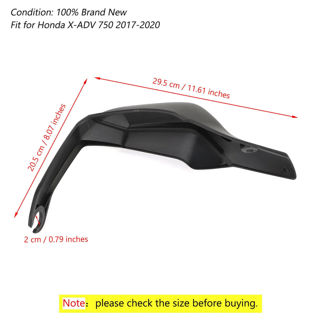 Handguard Handlebar Shells Protector for Honda X-ADV 750 (2017–2020) Black T9