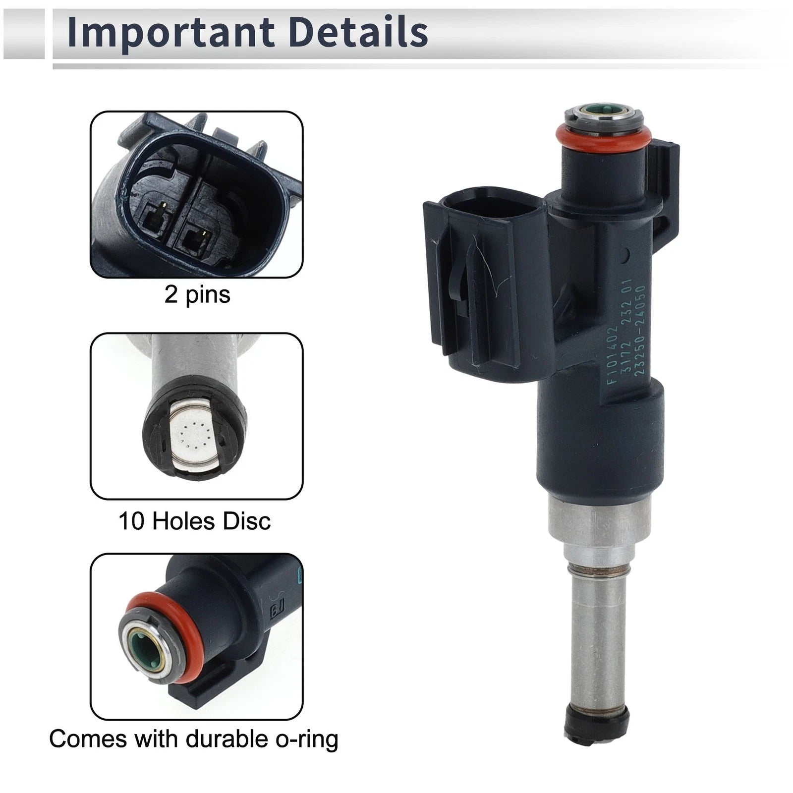 Fuel Injector Replacement for Toyota Corolla 2.0 (2019–2022) 1 Piece