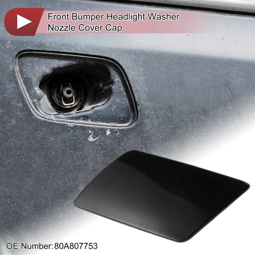 Headlight Washer Nozzle Cover Cap Replacement for Audi Q5 (2017–2021)