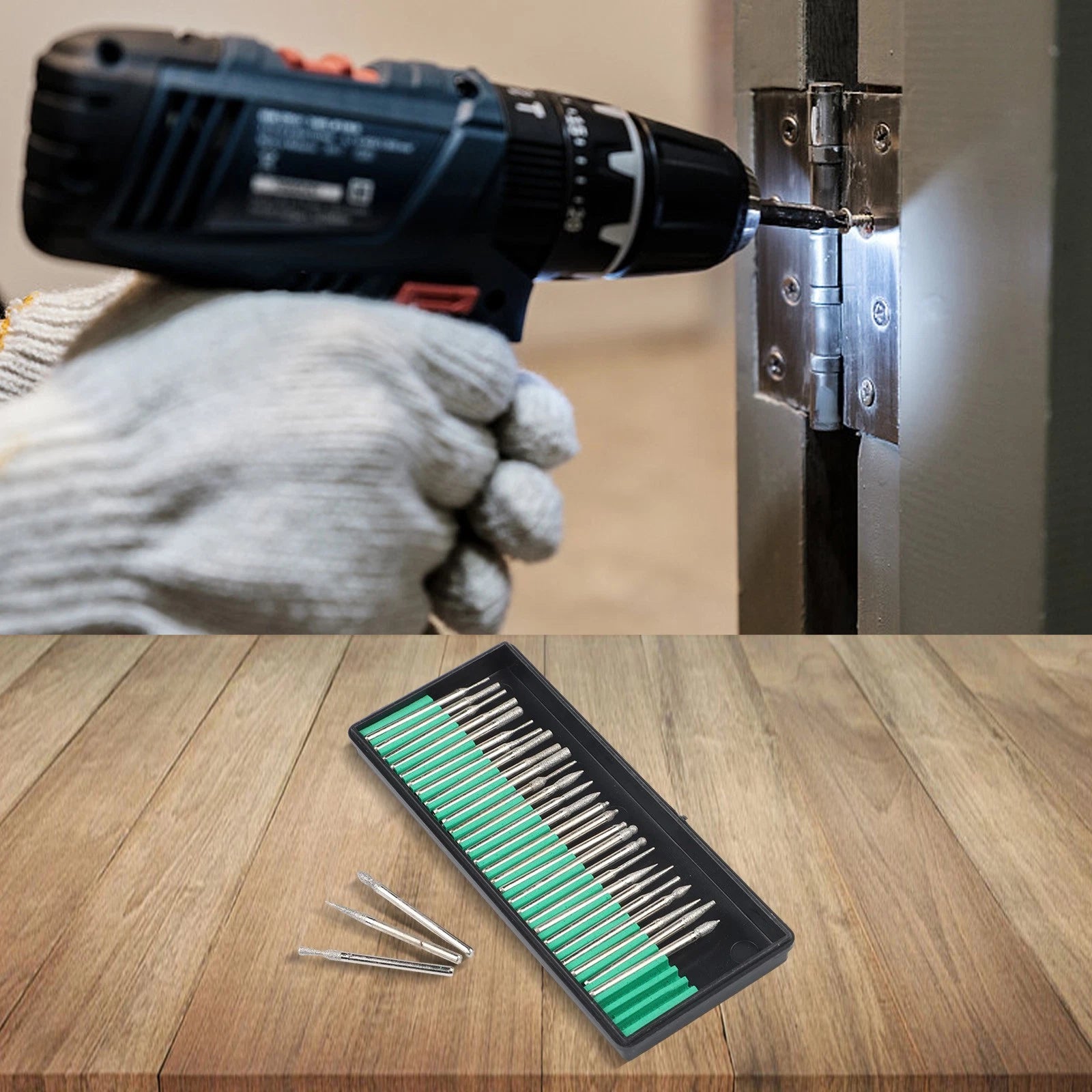 30pcs Set of Rotary Burrs Tools for Various Applications