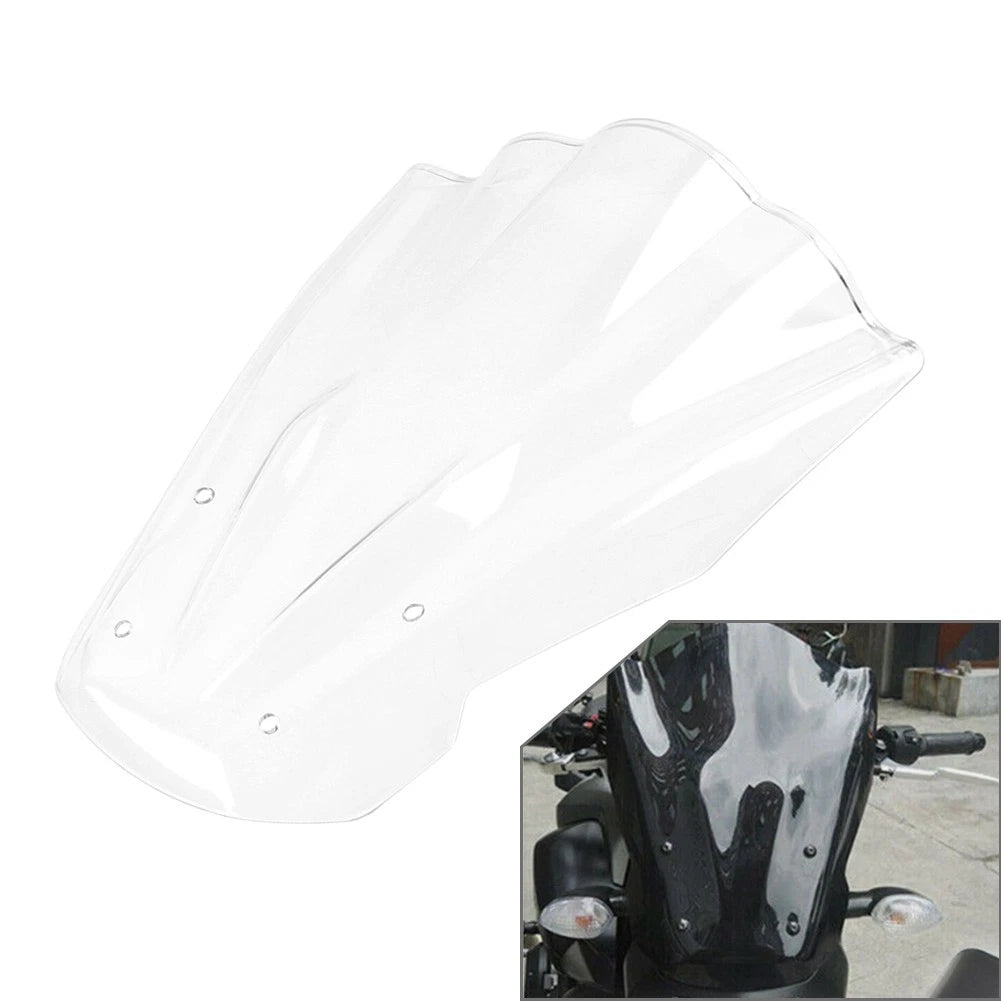 Front Windscreen Windshield Wind Deflector For Yamaha MT-07 MT07 2014-2017