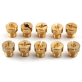 10Pcs Main Jets Kit for Dellorto PHBG SHA 6mm Carburetor