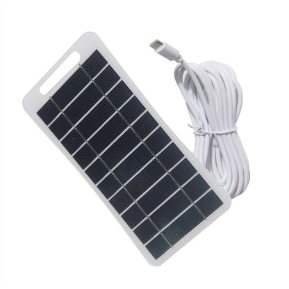 5W5V Solar Charger for Outdoor Mobile Device Charging