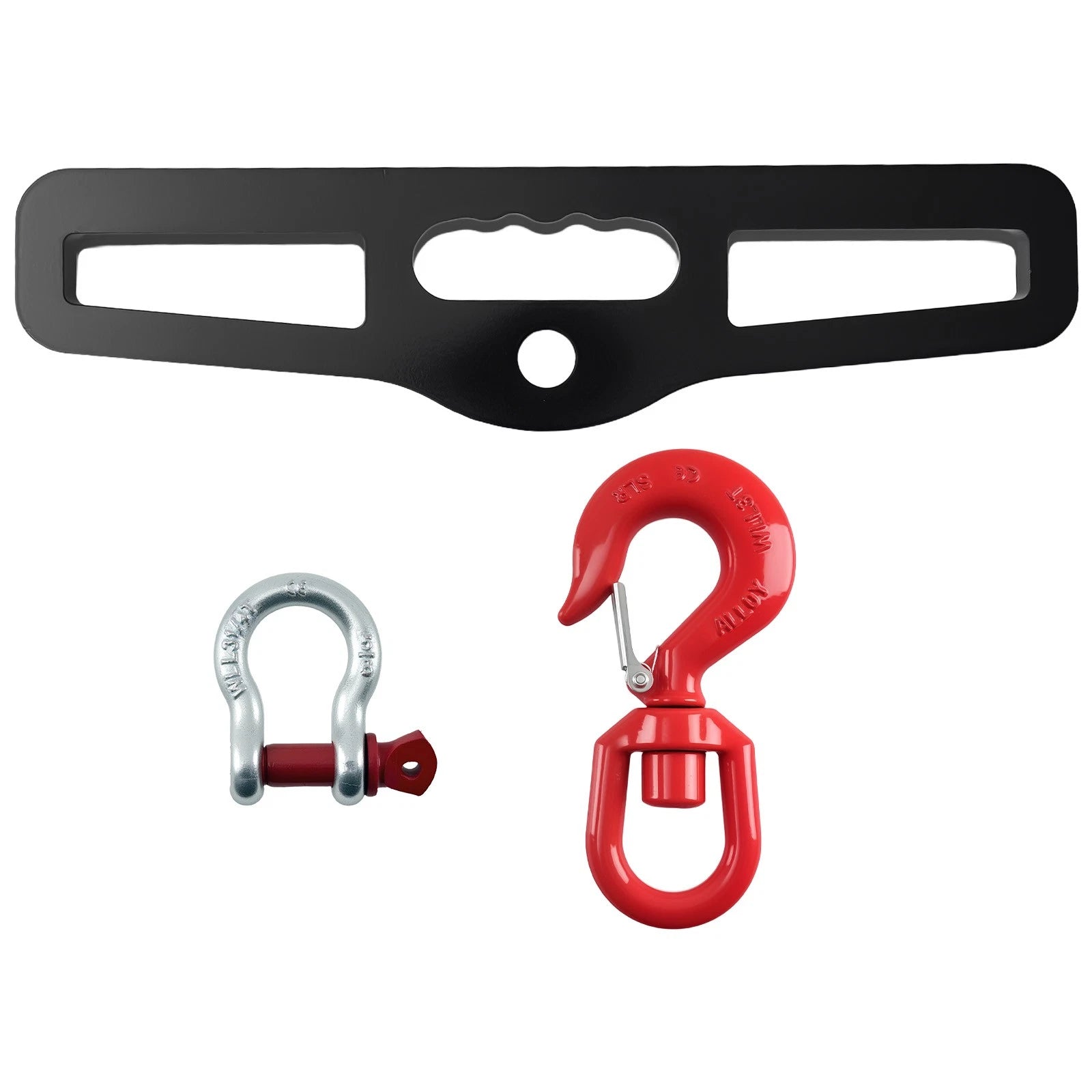 3 Ton Forklift Lifting Hook Attachment for Dual Fork Mount (6600LB)