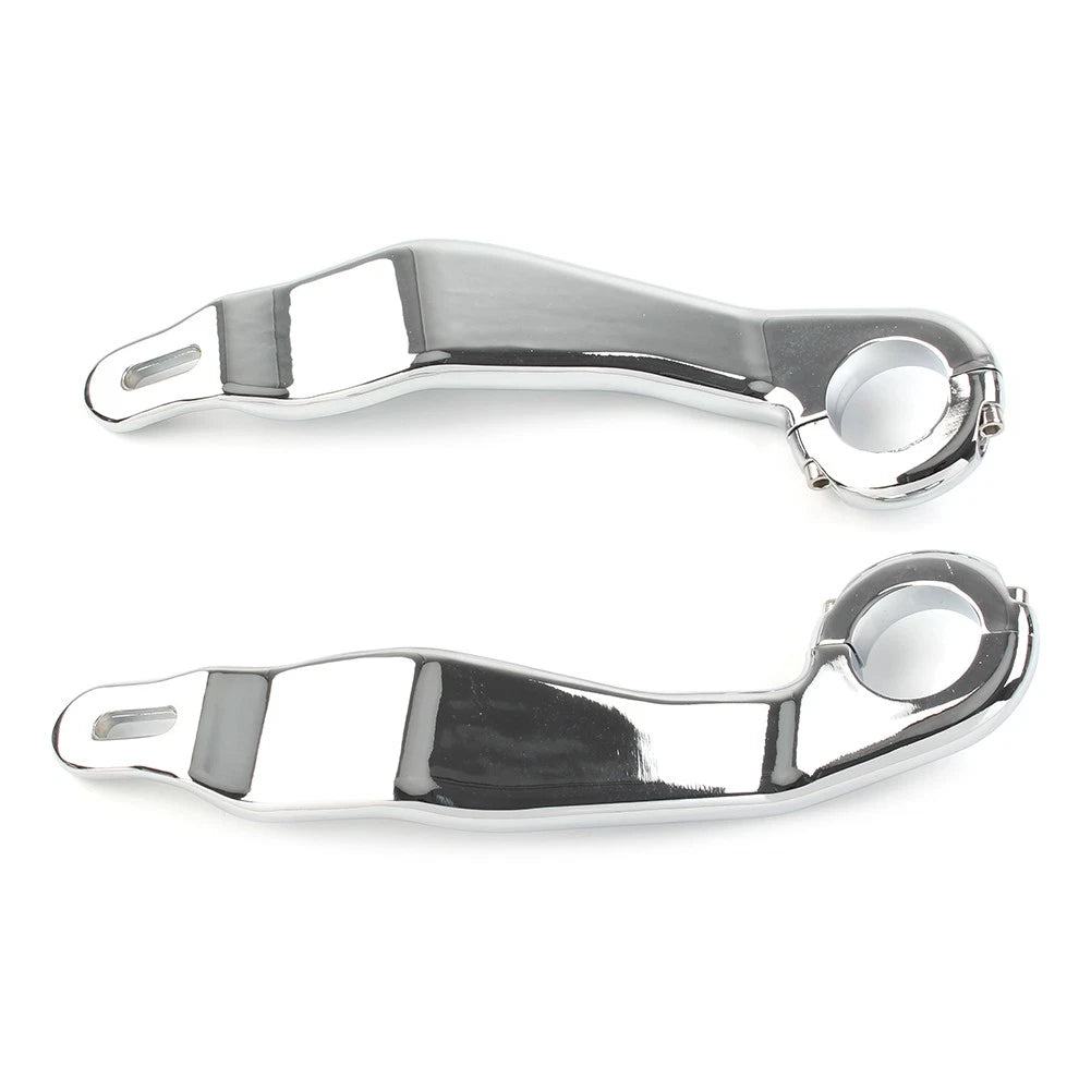 2X Fairing Support Mount Kit for Harley Road Glide FLTRX FLTRU (2015–2022) Chrome