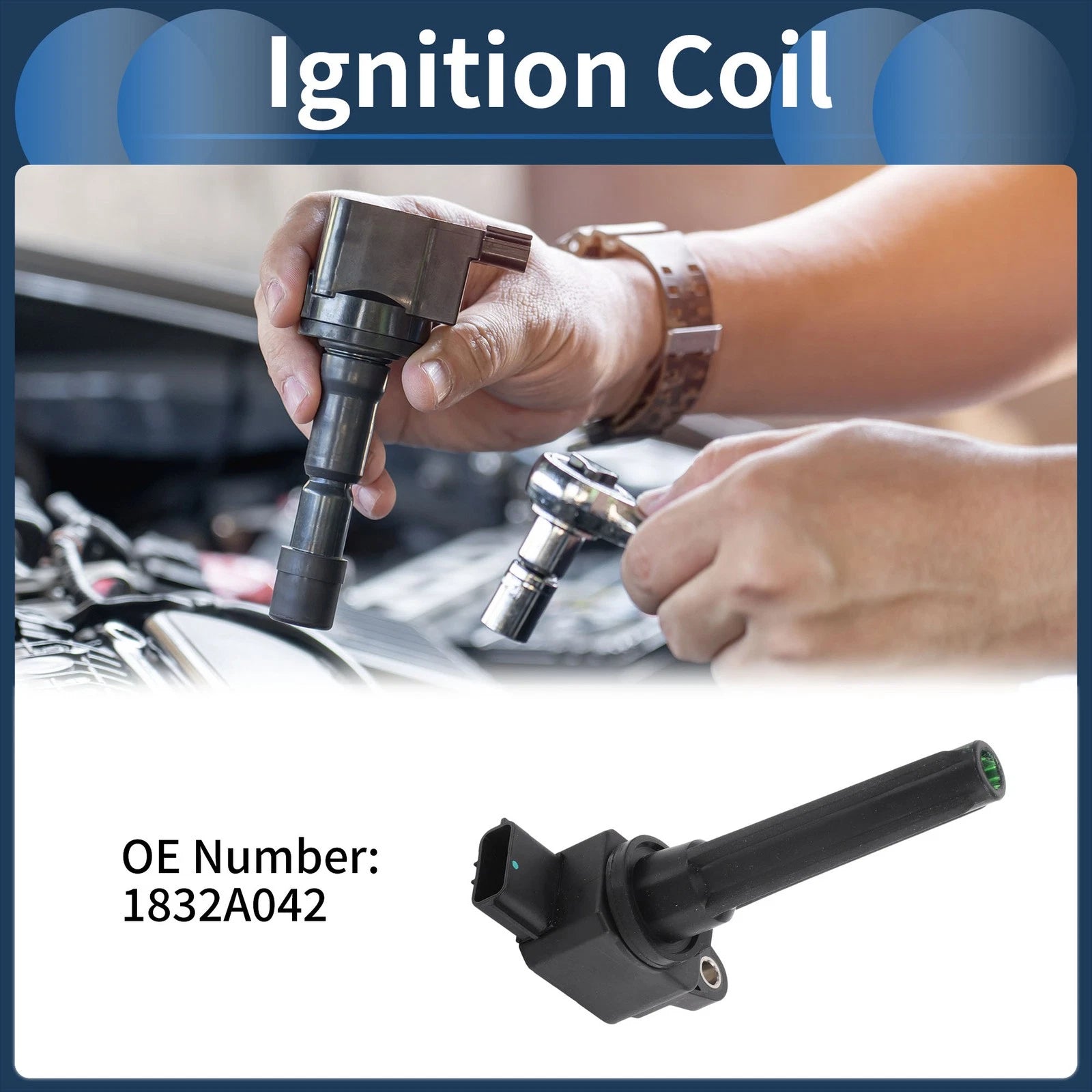 Ignition Coil Pack No. 1832A042 for Mitsubishi Lancer (2013–2015)