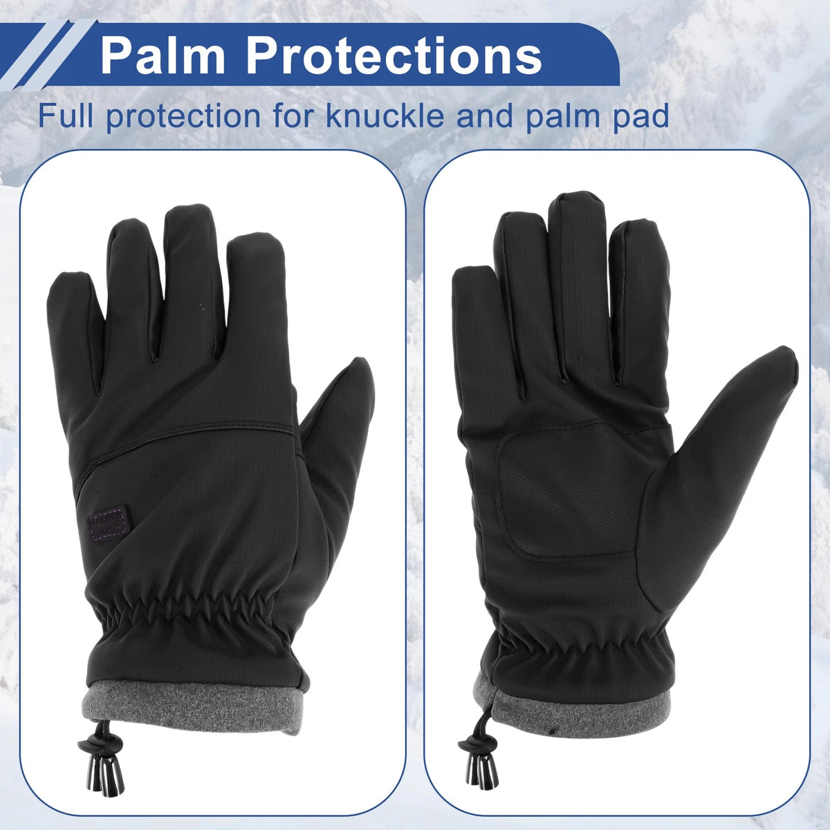 Cycling Gloves Fingerless for Mountain Biking Coral Fleece Black (One Size)