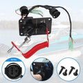 Outboard Single Engine Key Switch Assembly Panel for Yamaha (704-82570-12-00)