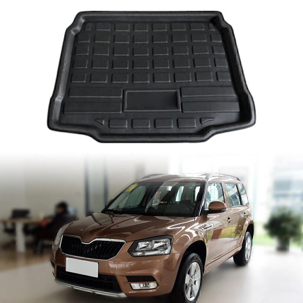 Rear Boot Cargo Liner for Skoda Yeti 5L (2009–2017) Black