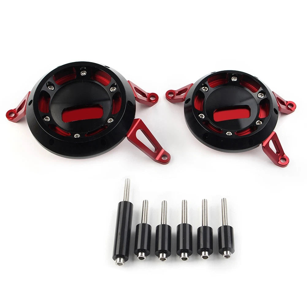 Red Engine Stator Cover Protector for Kawasaki Z1000 (2010–2016) Z1000SX (2010–2017)
