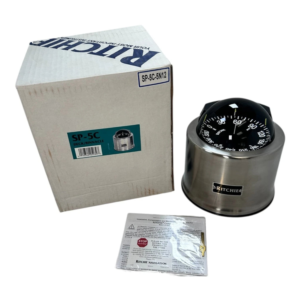 Ritchie SP-5C Compass for Globemaster Deck/Binnacle (Stainless)