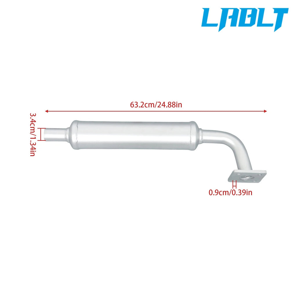 Exhaust Muffler 3.5'' for John Deere Equipment (LABLT S70558)