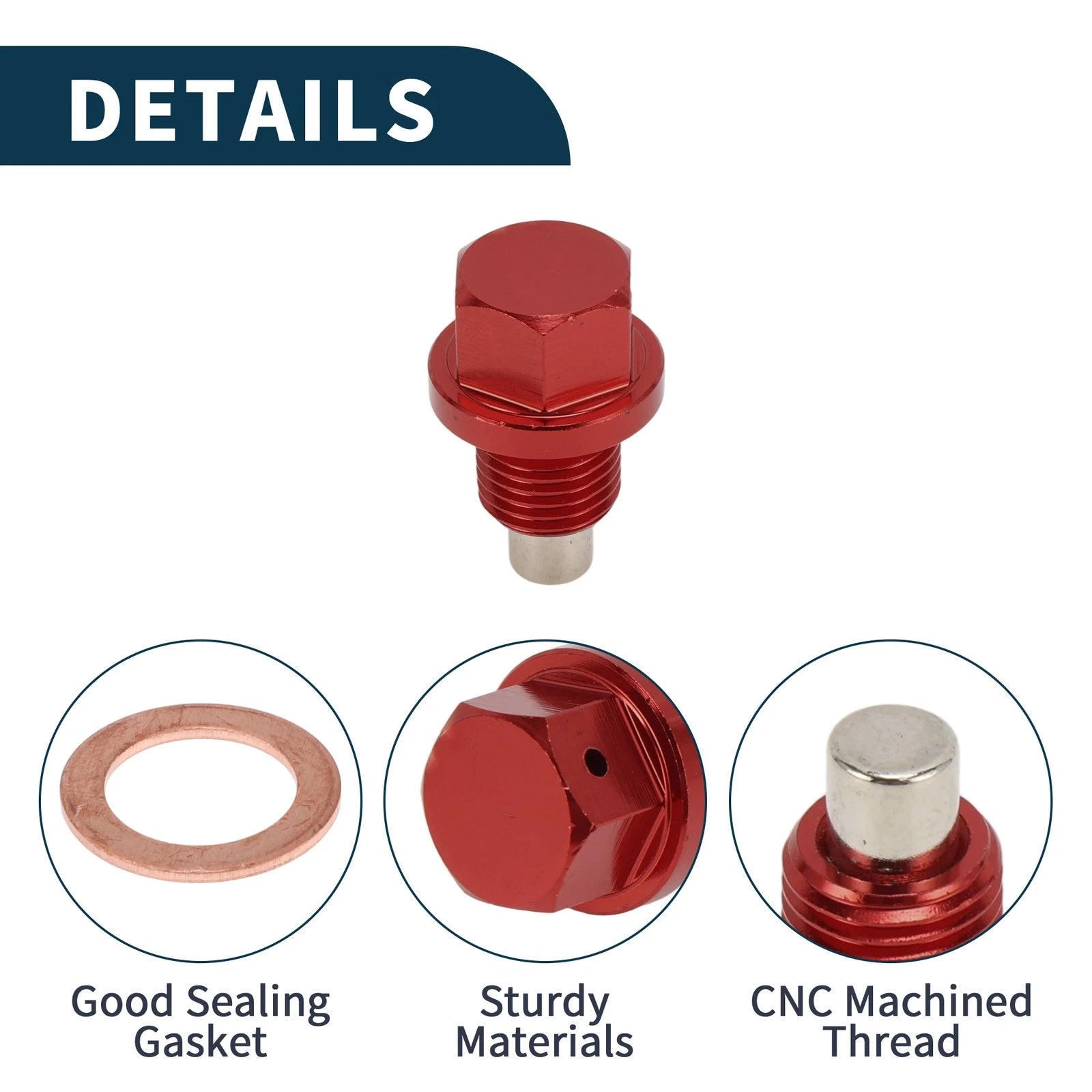 Oil Drain Plug for M121.5 (Repair Washers)