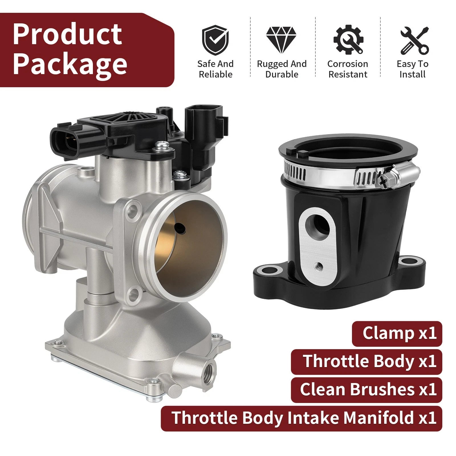 Throttle Body & Intake Manifold Boot for Polaris RZR 570 (2012–2016) 1205098