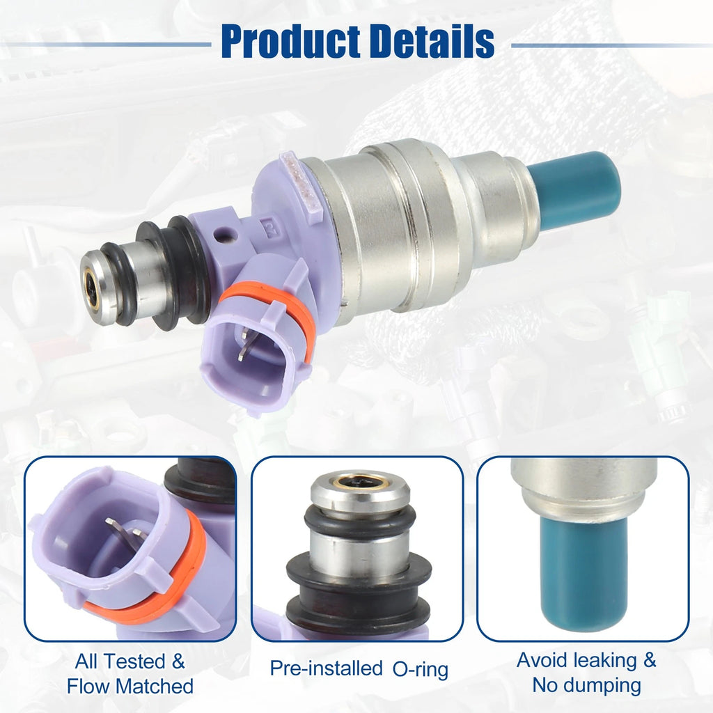 8 Pcs Fuel Injector Nozzle Replacement for Lexus LS400 (1990–1993)