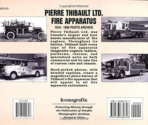Fire Apparatus for Pierre Thibault Ltd.