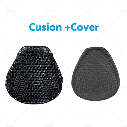 1X Gel Seat Cushion Pad for Universal Motorcycle