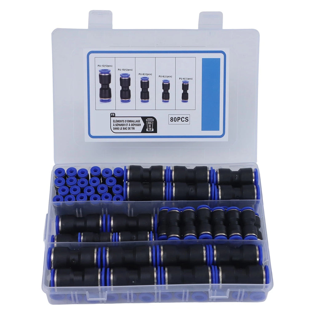 80 pcs Quick Connect Fittings for Automotive Applications