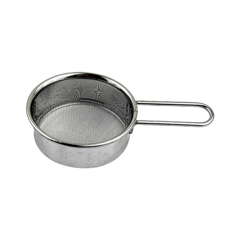 2X Compact Fine Mesh Stainless Steel Strainer for Sifting Flour Cocoa