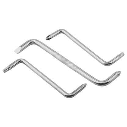 Double Head Screwdriver for Narrow Space Operation