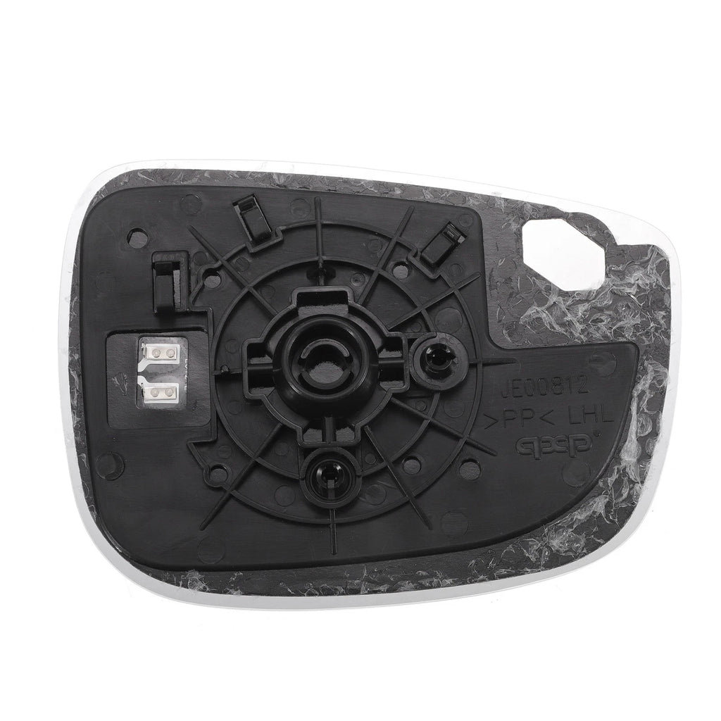 Left Side Mirror Glass w Backing Plate Heated Replacement for Mazda CX-5 (2016-2020)
