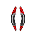 2X Red Steering Wheel Shift Paddle Extension for Volvo XC40 (2019–2023)