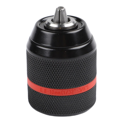 Keyless Metal Drill Chuck 0.8-10mm for (Black/Red)