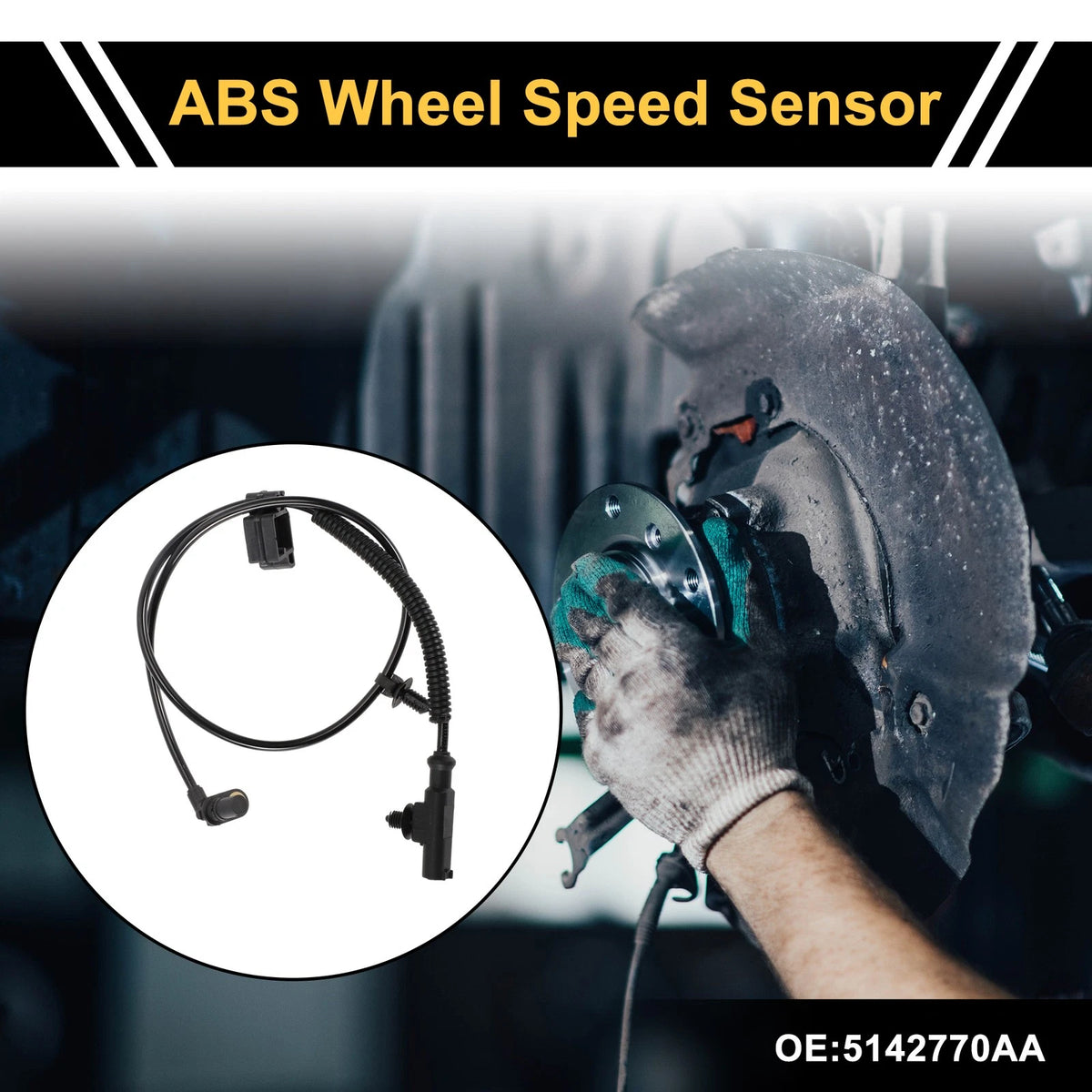 ABS Wheel Speed Sensor for Ram Dakota Left Front (2011–2011)