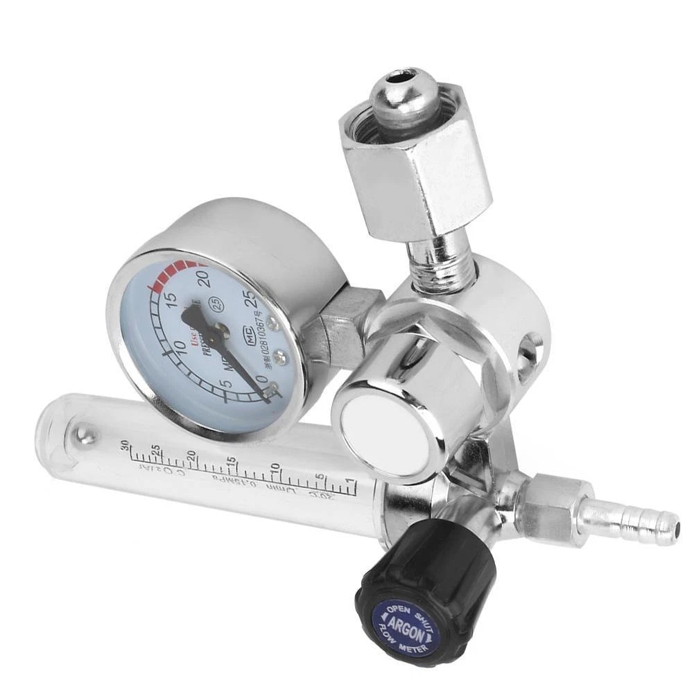 Gas Argon Flow Meter Pressure Regulator Gauge for Weld Mig Tig