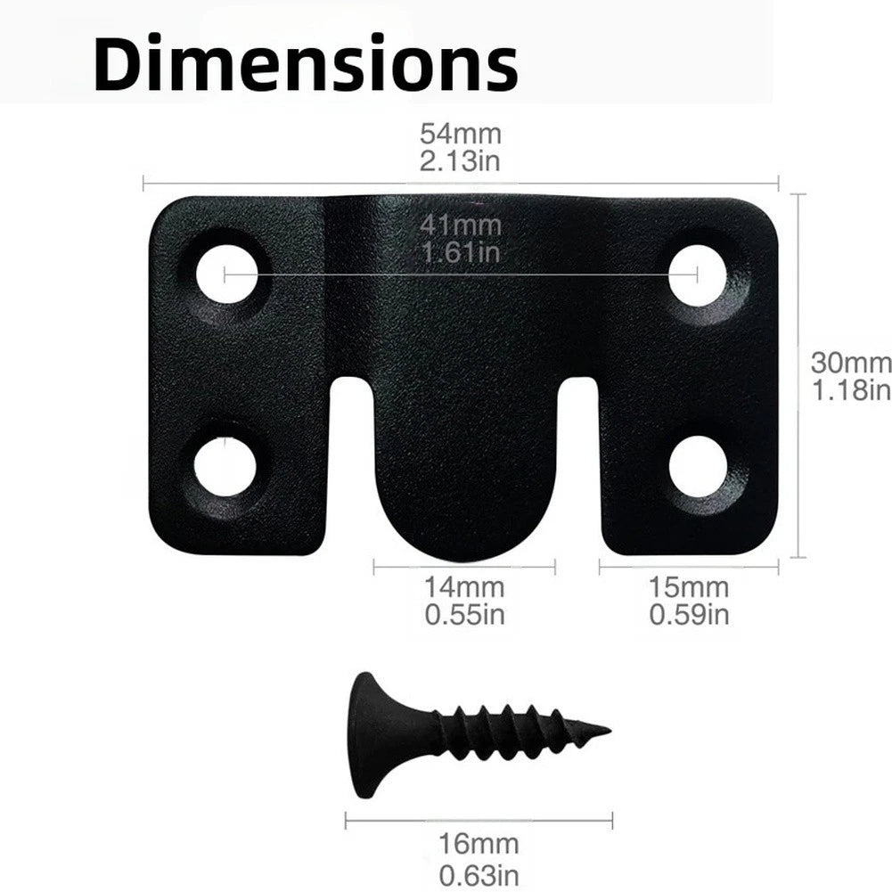 Double Hole Stainless Steel Iron Hanging Buckle for Mirror Frames