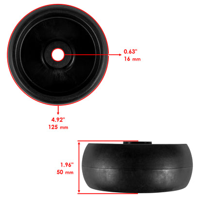 Deck Wheel and Roller Assembly with Pin for John Deere Z325E Z330M (2014–2020)