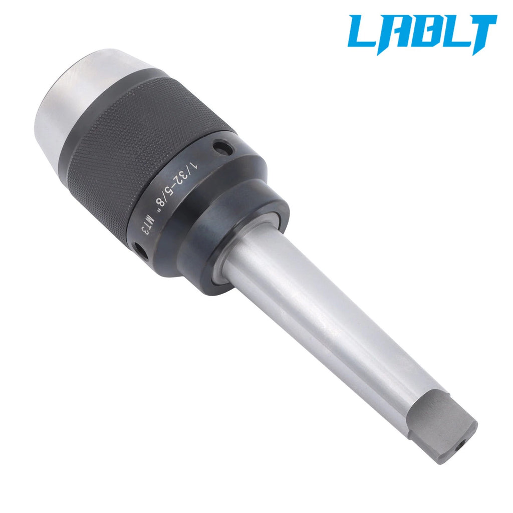 Keyless Drill Chuck with MT3 Shank & Spanner for LABLT (1/32" - 5/8")