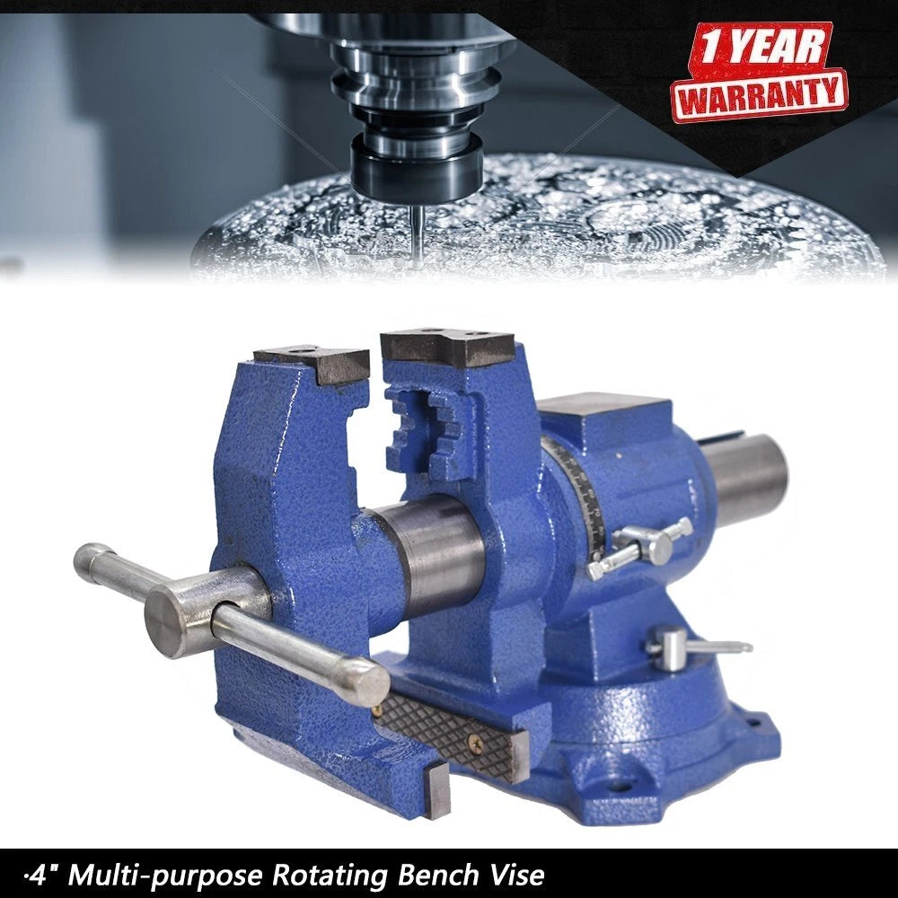 4X Heavy Duty Multi-Jaw Vise 360-Degree for Bench Use