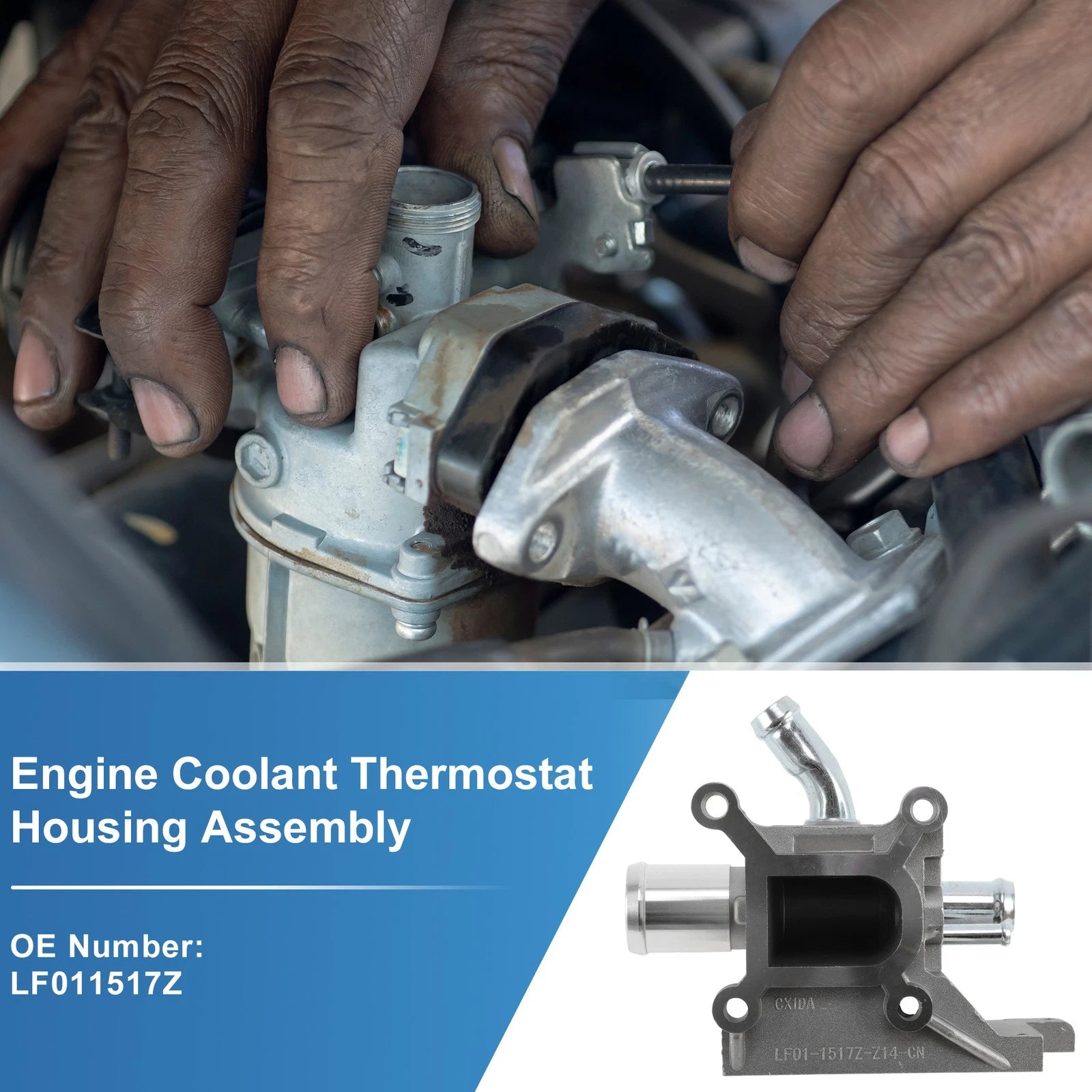 Engine Coolant Thermostat Housing for Mazda 3 2.0L (2006–2013)