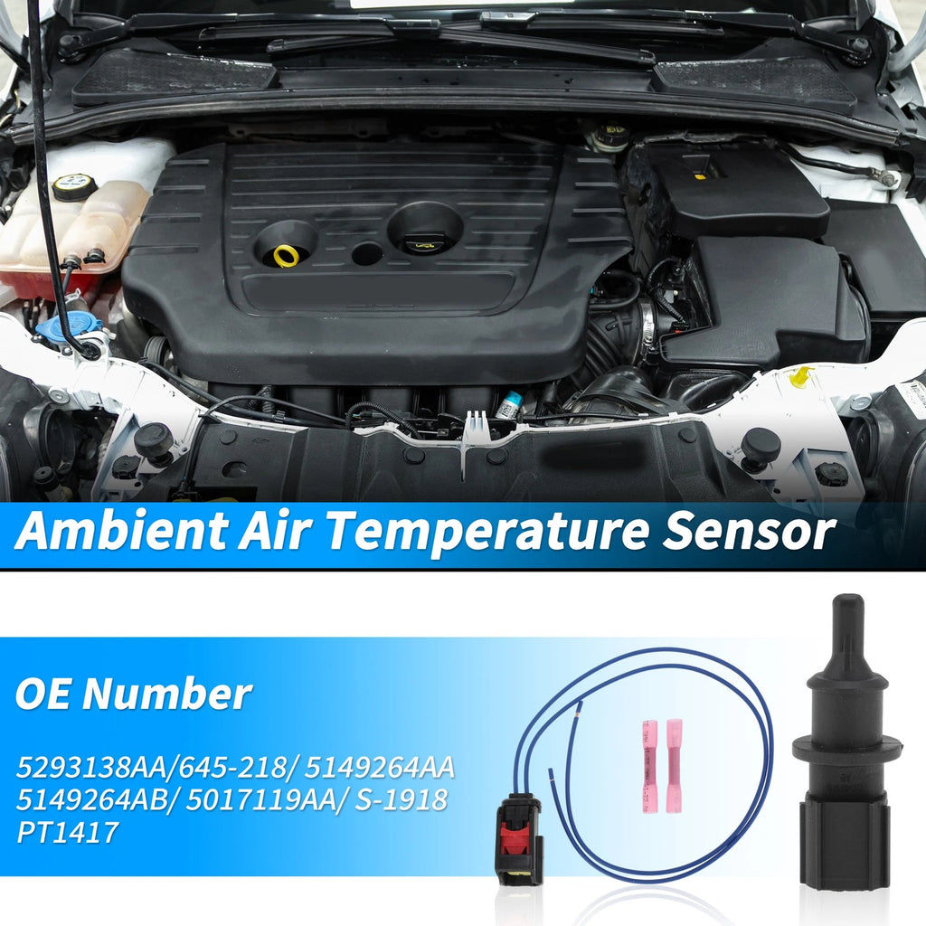 Ambient Air Temperature Sensor with Connector for Jeep Wrangler (2018–2024)