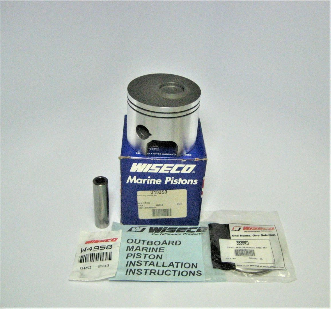 Wiseco 3192S3 Piston for Mercury Mariner Optimax (Outboard Engine)