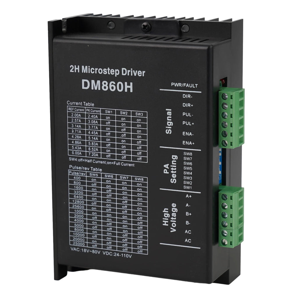DM860H Motor Driver for Efficient Heat Dissipation (24V-110V)