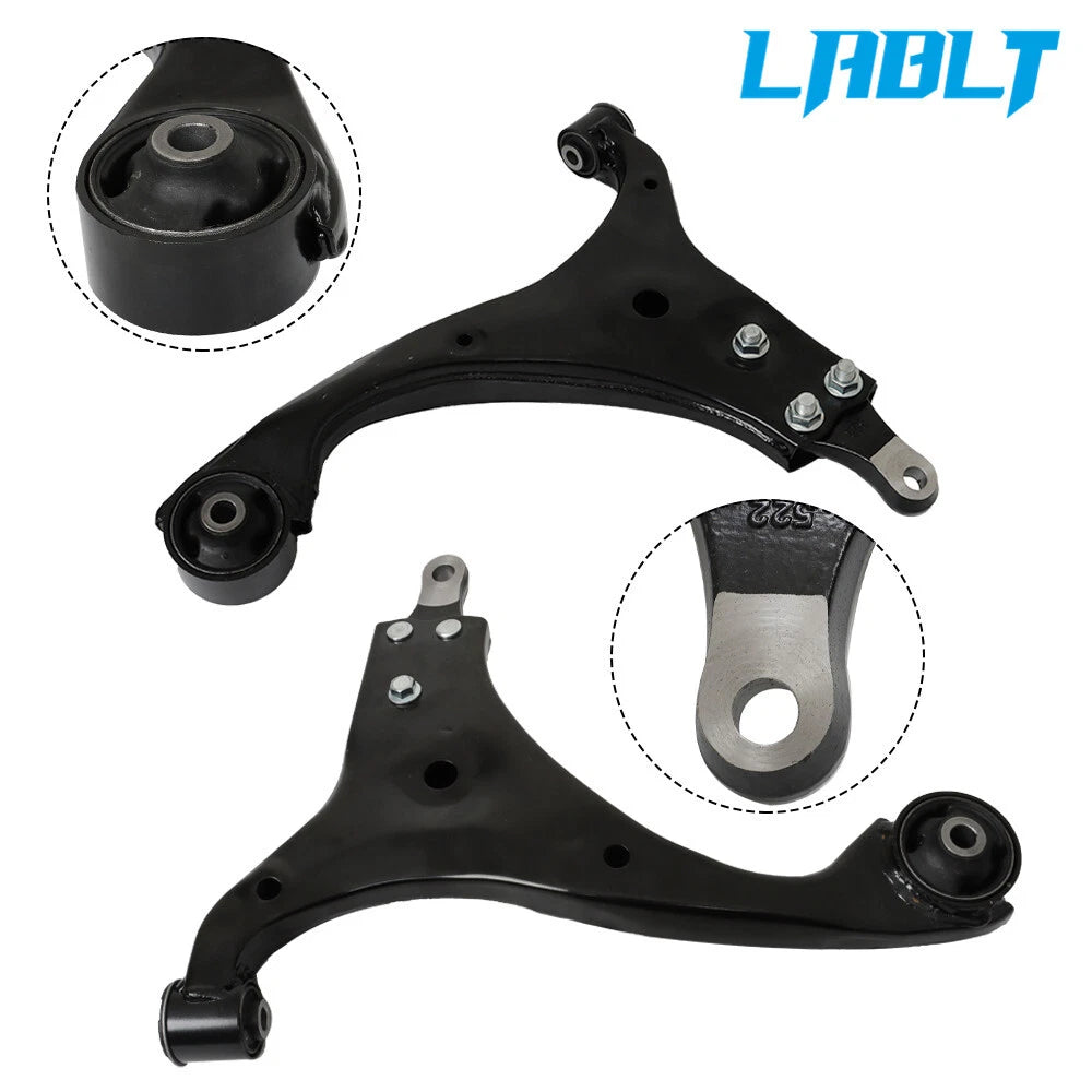 Front Lower Control Arms with Tie Rods & Sway Bars for Hyundai Elantra (2007–2012)