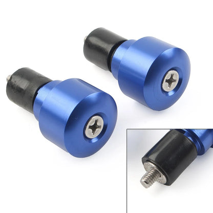 Handlebar Grips & End Slider Caps for Honda CBR600RR (2003–2019) - Blue